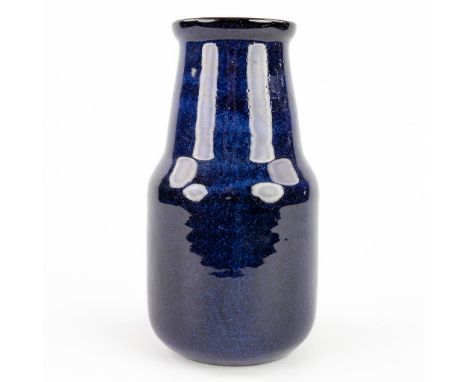 Rogier VANDEWEGHE (1923-2020) 'Cobalt Blue Vase' glazed ceramics for Amphora. Marked on the base. Dimensions: (H: 27 x D: 15 