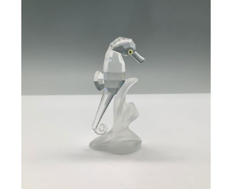 Swarovski Silver Crystal Seahorse figurine, designed by Michael Stamey. Introduced in 1993 and retired in 2006, this piece fe