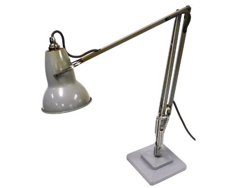 An anglepoise grey desk lamp, the original 1227, 53cm high.