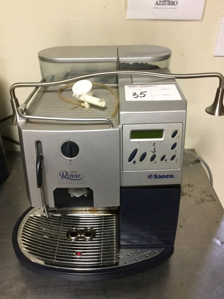 SAECO ROYAL ESPRESSO MACHINE Model SUP016E