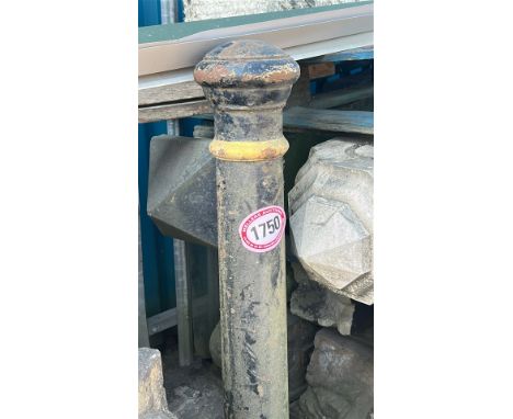 Cast-iron bollard, measures approx 135cm H