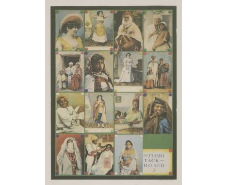 *Peter Blake (British, b.1932)STUDIO TACK BOARD 2Offset lithograph printed in colours, 1972, signed and numbered 180/350 in p
