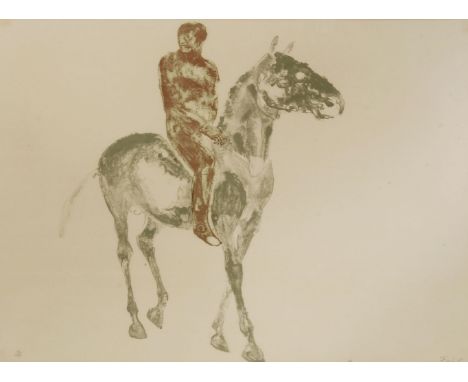 *Elisabeth Frink (British, 1930-1993)HORSE AND RIDER II (WISEMAN 44)Lithograph printed in colours, 1970-1, signed and numbere