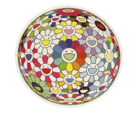 Takashi Murakami (Japanese, b.1962)FLOWERBALL: WANT TO HOLD YOUOffset lithograph printed in colours with high gloss varnish, 