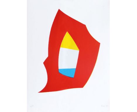 *Merlyn Evans (British, 1910-1973)UNTITLEDLithograph printed in colours, 1973, signed, dated and numbered 33/75 in pencil, fr