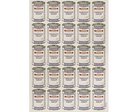 *After Banksy (British, b.1974)SOUP CANS POSTEROffset lithograph printed in colours, 2010, printed by Pictures on Walls, Lond