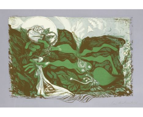*Ceri Richards (British, 1903-1971)THE FORCE THAT THROUGH THE GREEN FUSE DRIVES THE FLOWERLithograph printed in colours, 1965