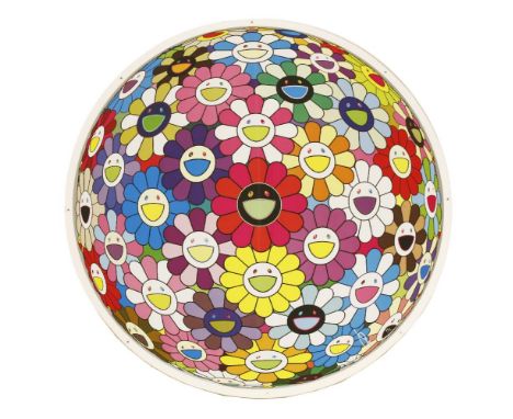 Takashi Murakami (Japanese, b.1962)FLOWERBALL MULTICOLOUROffset lithograph printed in colours with high gloss varnish, 2014, 