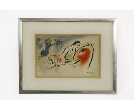 *Marc Chagall (French/Russian, 1887-1985)LA PETITE ECUYÈRELithograph printed in colours, 1960, signed in the stone, on wove p