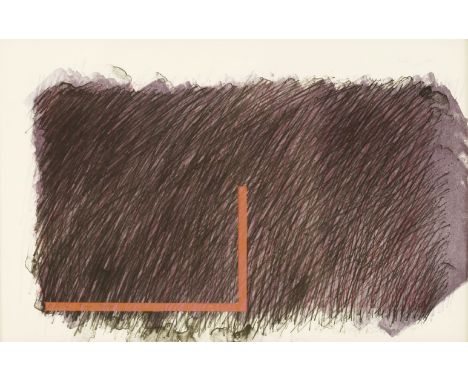 *Richard Smith (British, 1931-2016)UNTITLEDLithograph printed in colours with collage element, signed and inscribed 'trial pr