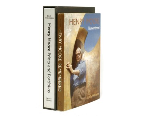 'Henry Moore, Prints and Portfolios' by David Mitchinson, 2010, first edition with dust jacket, half title page inscribed and