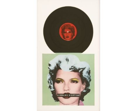 *After Banksy (British, b.1974)KATE MOSSScreenprint in colours, 2006, a record sleeve designed by Banksy for the band Dirty F