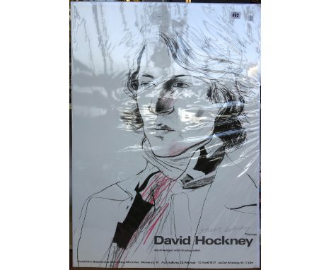 David Hockney, a signed poster 'New Work with a Camera', Zeichnungen und Druckgraphik, Staatliche Graphische Sammlung Munchen