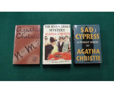 CHRISTIE (A.)  N or M?  First Edition. half title/advert. leaf; facsimile d/wrapper. 1941; sold with (facsimile d/wrappered) 