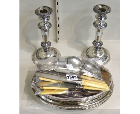 Two silver similar salts, each raised on three hoof shaped feet, second half of the 18th century and a silver napkin ring, Bi