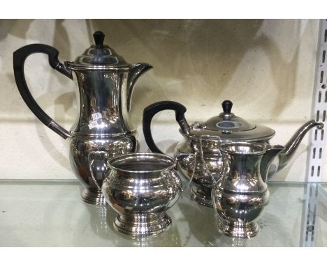 A silver plated four piece tea and coffee service. Est. £20 - £30.