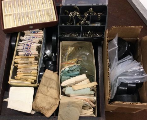 A collection of watchmaker's tools etc. Est. £20 - £30.