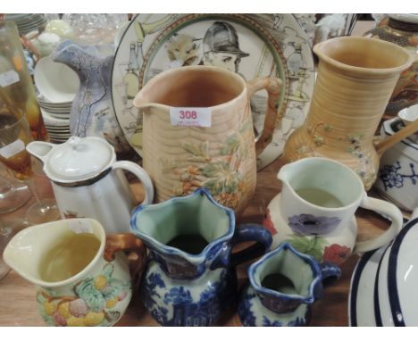 A selection of ceramics including Melba ware etc