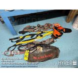 Lot of safety harnesses