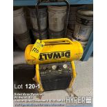 DEWALT D55146 Air Compressor, 4.5 Gal, 225 PSI, 5.0 CFM at 90 PSI