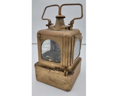 A vintage railway/ storm paraffin lantern. 