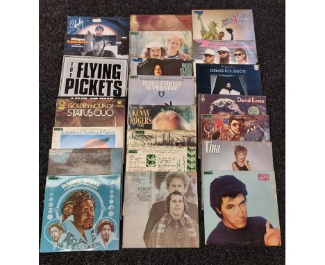 A Selection of various records to include BRYAN FERRY, TINA TURNER, GERRY RAFFERTY, ZZTOP, ROLLING STONES, SUPERTRAMP, NEIL D