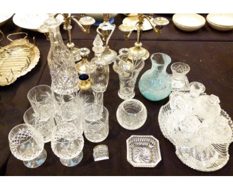 Quantity of crystal, including decanter