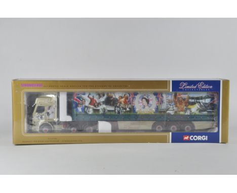 Corgi 1/50 Diecast Commercial Truck and Trailer. CC12104. Strong Serve Ltd. M in Box.