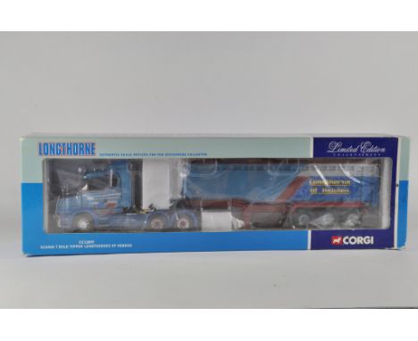 Corgi 1/50 Diecast Commercial Truck and Trailer. CC12809. Longthornes. M in Box.