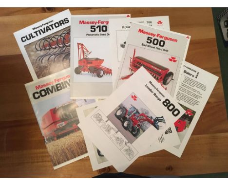 Massey Ferguson Tractor Sales Brochures and Leaflets 
