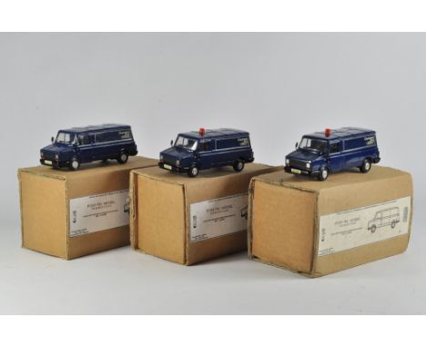 Smith Auto Models 1/48 scale for Roxley Models White Metal Sherpa Van Trio of hand built Models. For Post Tel Promotions. Gen