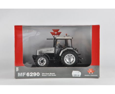 Universal Hobbies 1/32 Massey Ferguson 6290 Silver Edition Tractor. Ex Display. VG to E in Opened box.