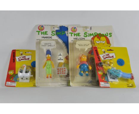 The Simpsons Collectables group including Mattel figures. M in Packs. (4)