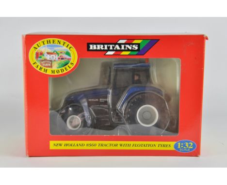 Britains 1/32 New Holland 8560 Tractor with Flotation Tyres. M in Box.