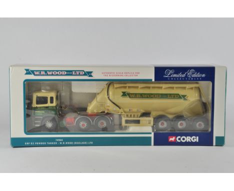 Corgi 1/50 Diecast Commercial Truck and Trailer. 74904. W R Wood. M in Box.