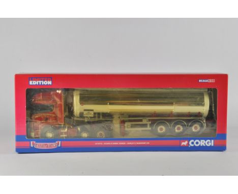 Corgi 1/50 Diecast Commercial Truck and Trailer. CC13712. Shirleys Transport. M in Box.