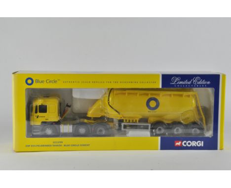 Corgi 1/50 Diecast Commercial Truck and Trailer. CC12709. Blue Circle Cement. M in Box.