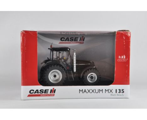 Universal Hobbies 1/32 Case Maxxum MX135 Tractor. Black Edition. Ex Display. VG to E in Opened box.