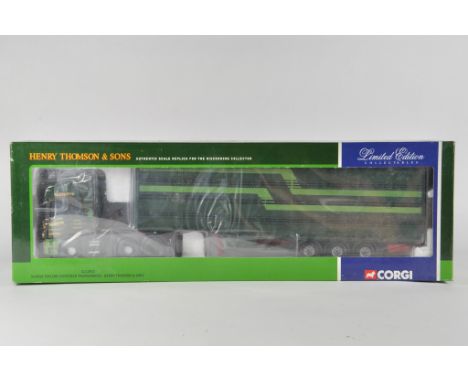 Corgi 1/50 Diecast Commercial Truck and Trailer. CC12917. Henry Thomson and Son. M in Box.