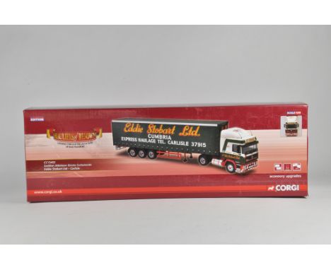 Corgi 1/50 CC15403 Truck and Trailer. Eddie Stobart. NM to M in Box.