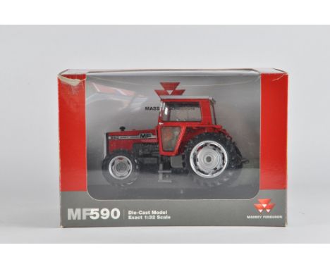 Universal Hobbies 1/32 Massey Ferguson 590 Tractor. Ex Display. VG to E in Opened box.