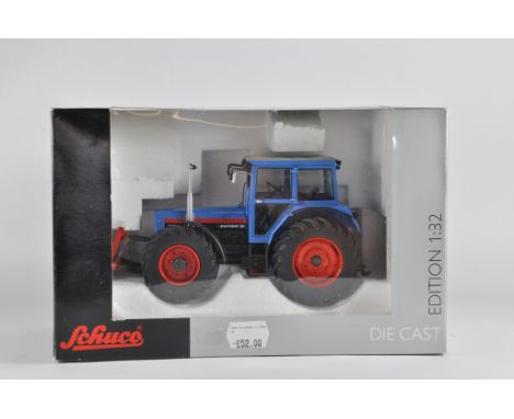 Schuco 1/32 Eicher Tractor. Ex Display so VG to E in Opened Box.