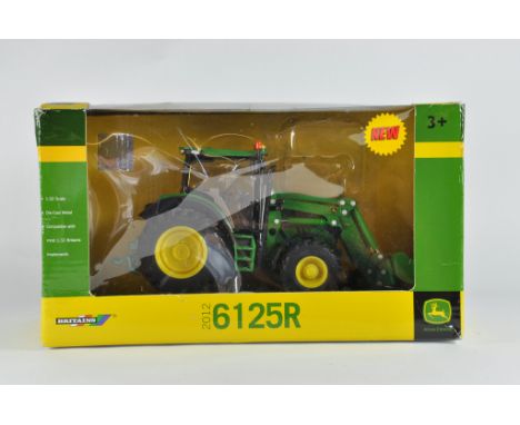 Britains 1/32 John Deere 6125R Tractor with Loader. Ex Display. VG to E in Opened box.