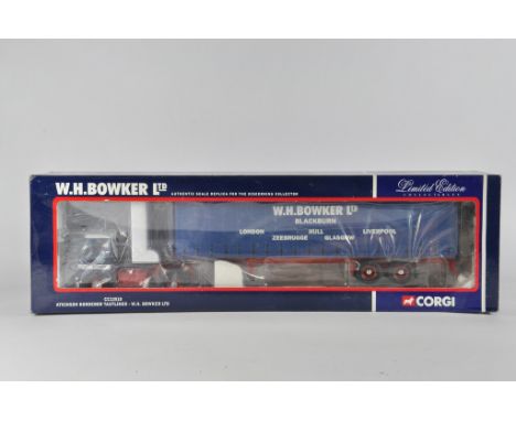 Corgi 1/50 Diecast Commercial Truck and Trailer. CC12510. W H Bowker. M in Box.