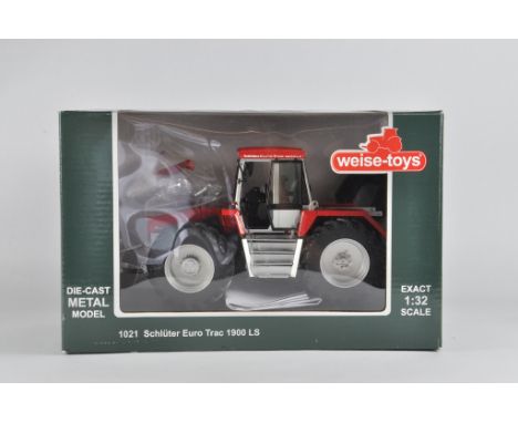 Weise Toys 1/32 Schluter Euro Trac 1900 Tractor. Ex Display so VG to E.