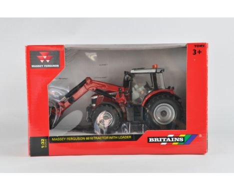 Britains 1/32 Massey Ferguson 6616 Tractor with Loader. Ex Display. VG to E in Opened box.