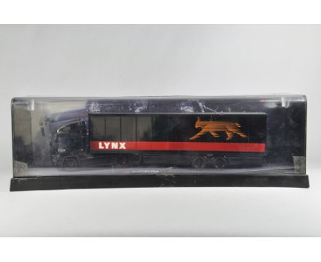 Corgi 1/50 diecast commercial modern truck - Lynx Curtainside. MIB