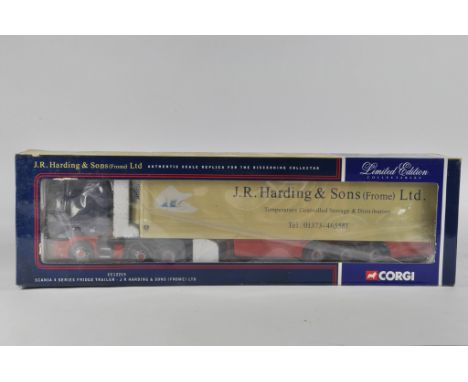 Corgi 1/50 Diecast Commercial Truck and Trailer. CC12215. J Harding and sons. M in Box.