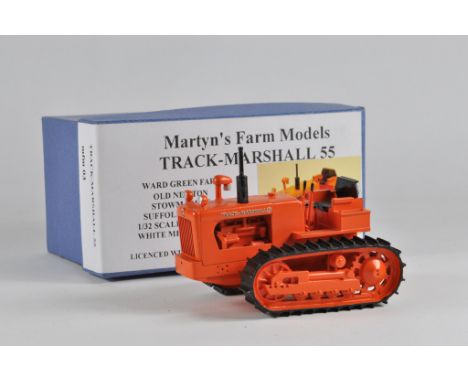 Martyn's Farm Models 1/32 Track Marshall 55 Crawler Tractor. Hand Built. M in Box. Rare.