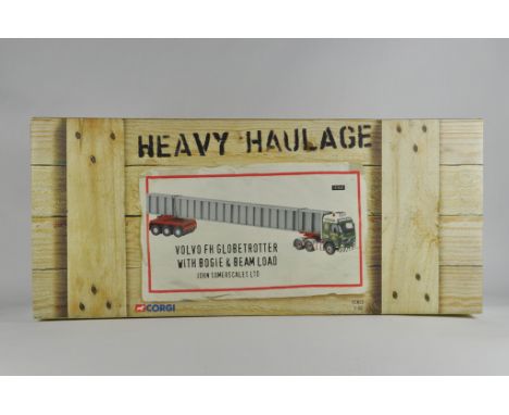 Corgi 1/50 Heavy Haulage CC12422 Volvo FH Globetrotter with Bogie Beam and Load. John Somerscales Ltd. M in Box.